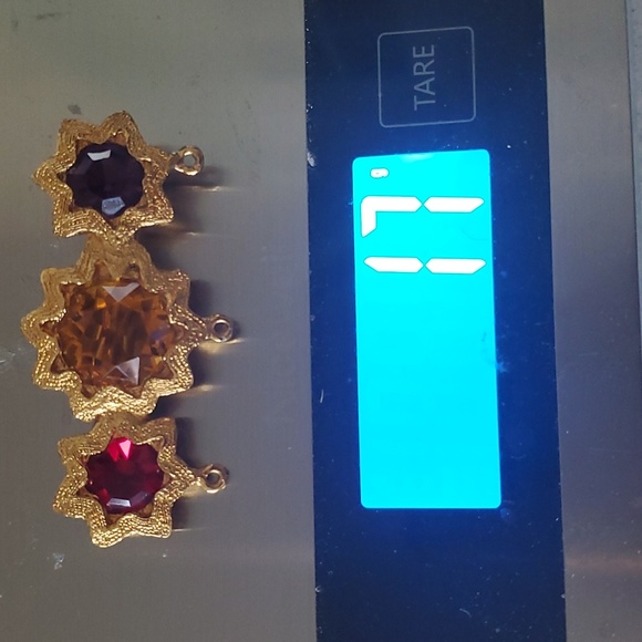 Rare Vintage gold Yves Saint Laurent brooch pin 1980s - Picture 6 of 10